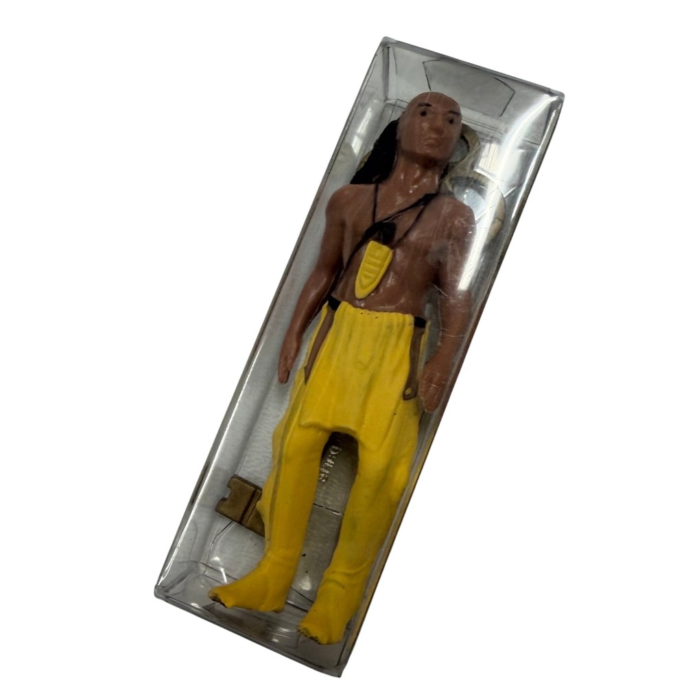 Vintage Indian in the Cupboard Little Bear Figure with Key